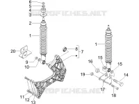 Rear suspension - Shock absorber/s