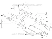 Swinging arm