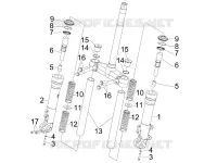 Fork's components (Kayaba)