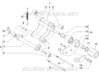 Swinging arm