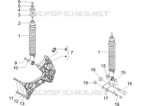 Rear suspension - Shock absorber/s