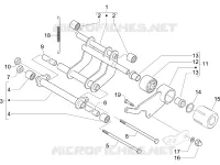 Swinging arm