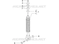 Rear suspension - Shock absorber/s