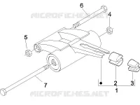 Swinging arm