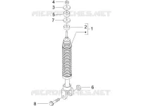 Rear suspension - Shock absorber/s
