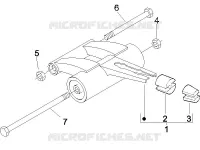 Swinging arm