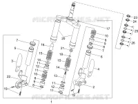 Fork/steering tube - Steering bearing unit