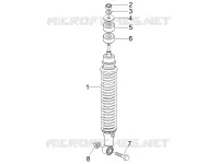 Rear suspension - Shock absorber/s
