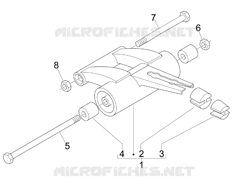 Swinging arm