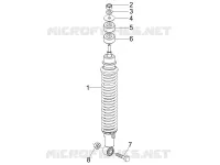 Rear suspension - Shock absorber/s