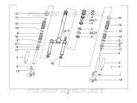 Fork/steering tube - Steering bearing unit