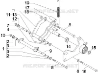 Swinging arm