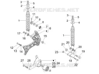 Rear suspension - Shock absorber/s