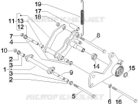 Swinging arm