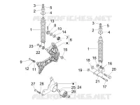 Rear suspension - Shock absorber/s