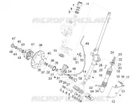 Fork/steering tube - Steering bearing unit