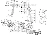 Fork/steering tube - Steering bearing unit