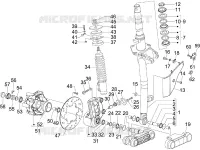 Fork/steering tube - Steering bearing unit