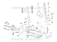 Fork/steering tube - Steering bearing unit