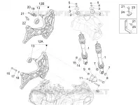 Rear suspension - Shock absorber/s