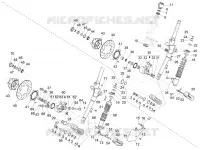 Fork/steering tube - Steering bearing unit