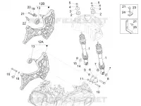 Rear suspension - Shock absorber/s