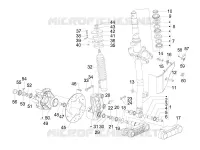 Fork/steering tube - Steering bearing unit