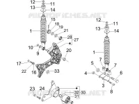Rear suspension - Shock absorber/s