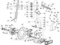 Fork/steering tube - Steering bearing unit
