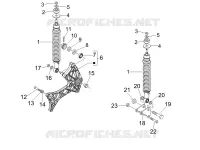 Rear suspension - Shock absorber/s
