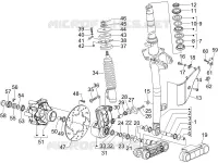 Fork/steering tube - Steering bearing unit