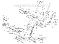 Fork/steering tube - Steering bearing unit