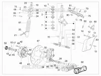 Fork/steering tube - Steering bearing unit
