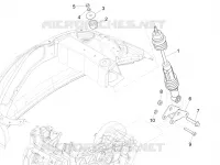 Rear suspension - Shock absorber/s