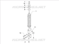 Rear suspension - Shock absorber/s