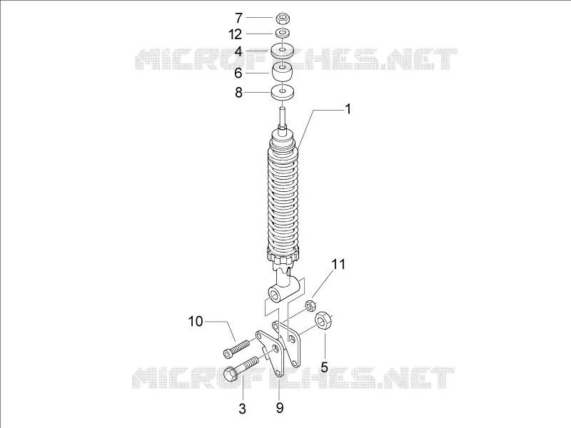 Rear suspension - Shock absorber/s