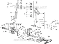 Fork/steering tube - Steering bearing unit