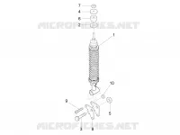 Rear suspension - Shock absorber/s