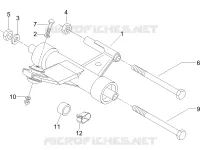 Swinging arm