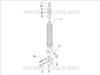 Rear suspension - Shock absorber/s