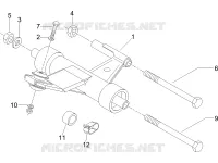 Swinging arm