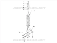 Rear suspension - Shock absorber/s