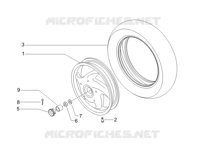 Rear wheel