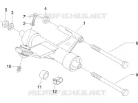 Swinging arm