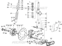 Fork/steering tube - Steering bearing unit