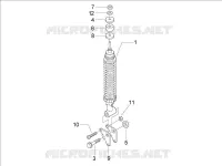 Rear suspension - Shock absorber/s