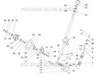 Fork/steering tube - Steering bearing unit