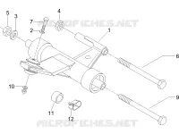 Swinging arm