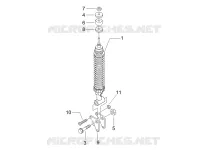 Rear suspension - Shock absorber/s