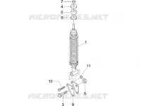 Rear suspension - Shock absorber/s